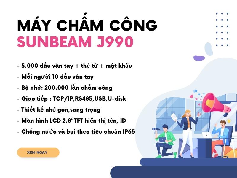 May-cham-cong-van-tay-va-kiem-soat-cua-Sunbeam-J990