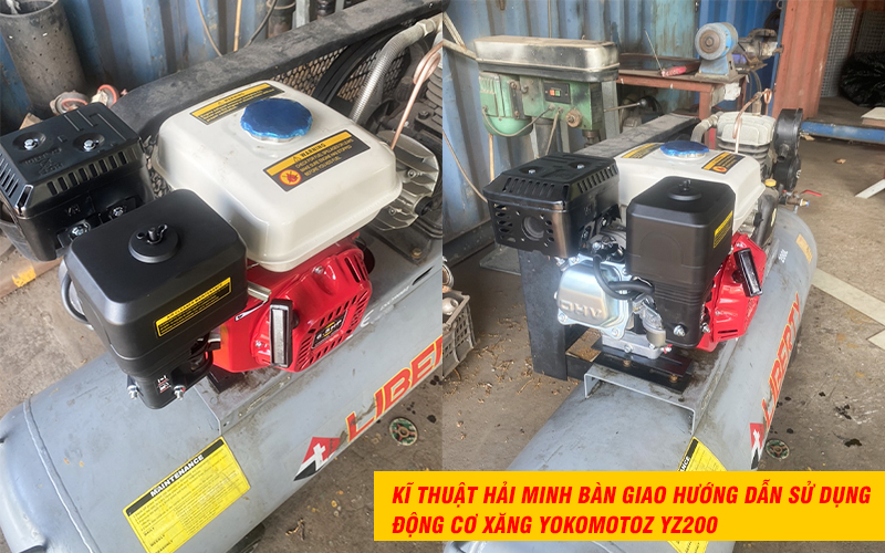bàn giao Động cơ Xăng Yokomotoz YZ200
