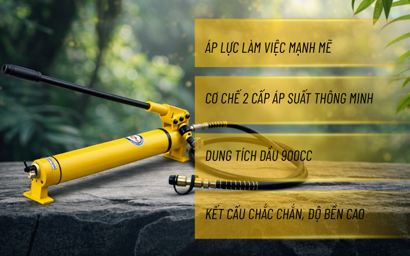 Máy bơm tay thủy lực HMCP700A