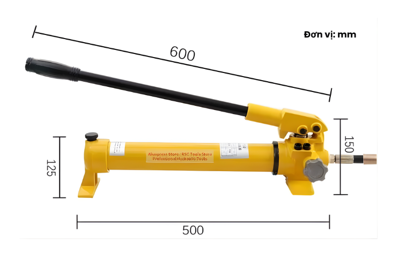 Máy bơm tay thủy lực HMCP700A
