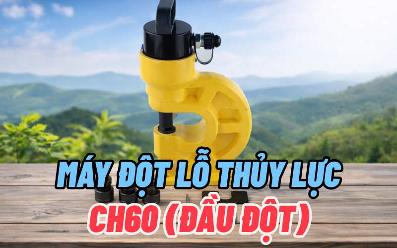 Máy đột lỗ thủy lực CH60 (Đầu đột)
