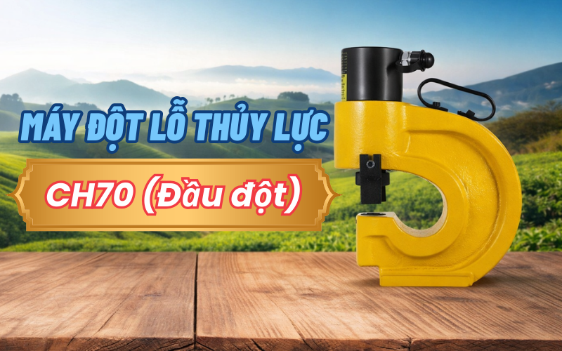 Máy đột lỗ thủy lực CH70 (Đầu đột)