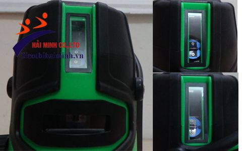 Các ngõ ra tia laser của Máy cân mực 5 tia xanh Hitachi