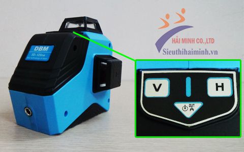 nút điều chỉnh tia của máy cân mực DBM