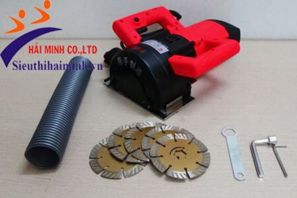 Máy cắt tường Yamafuji 125-5 cùng phụ kiện kèm theo