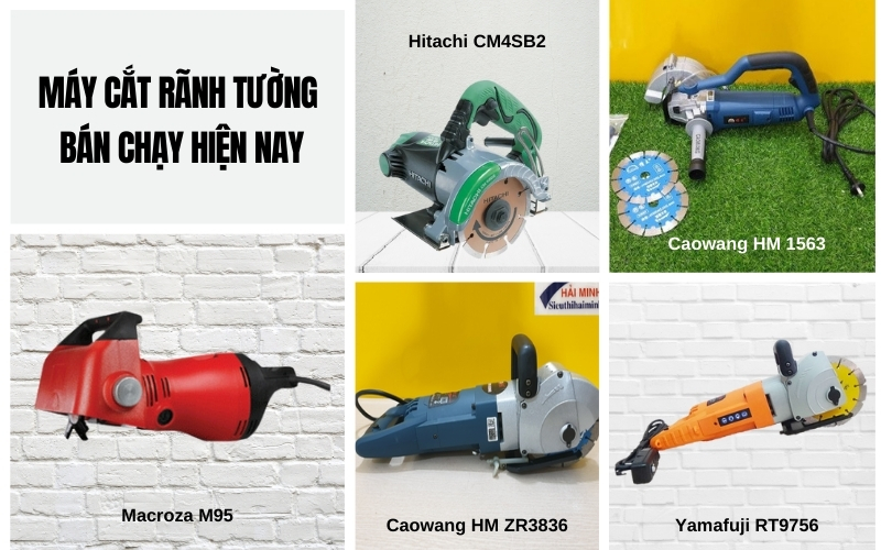 Một số máy cắt rãnh tường bán chạy hiện nay