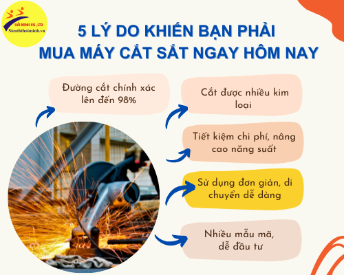5 lý do khiến bạn phải mua máy cắt sắt ngay hôm nay