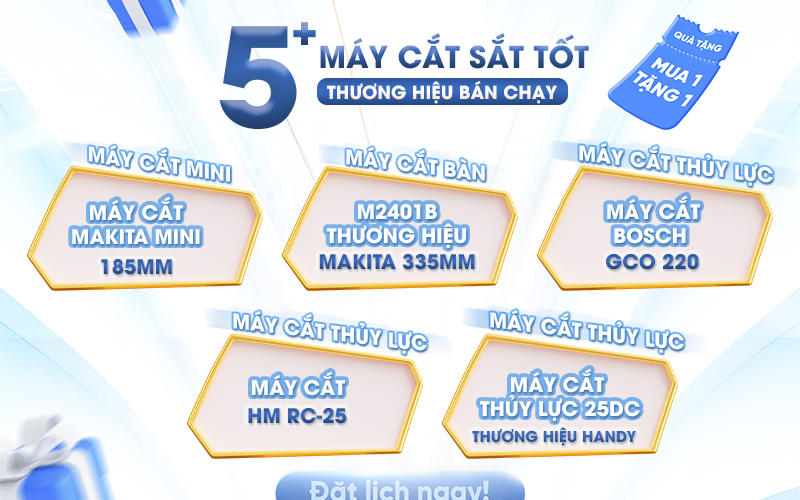 5+ máy cắt sắt tốt và thương hiệu bán chạy