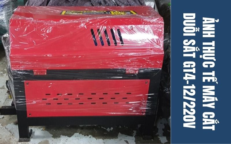 Ảnh thực tế máy cắt duỗi sắt GT4-12/220V