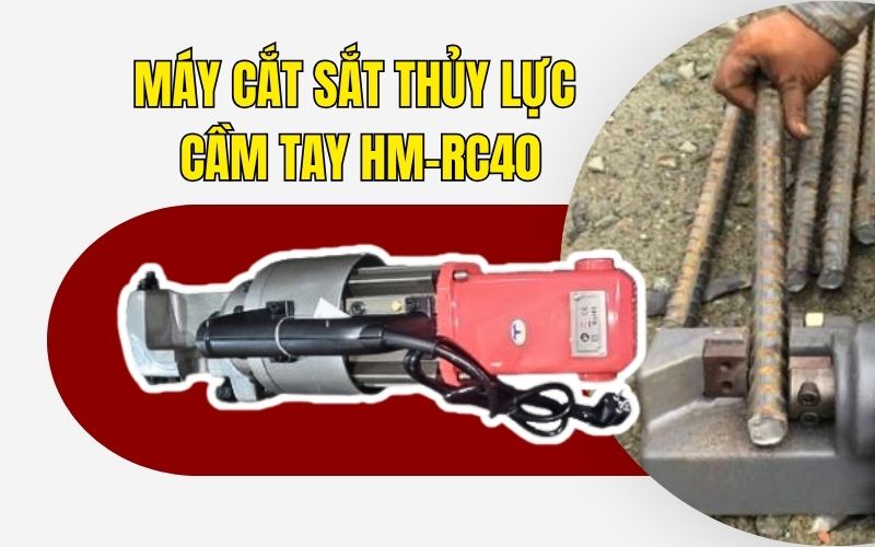 Giới thiệu máy cắt sắt thủy lực cầm tay HM-RC40