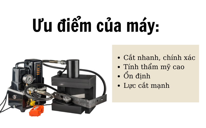 Máy cắt góc V thủy lực V5