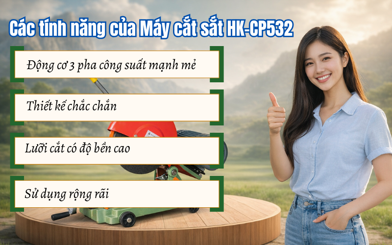 Máy cắt sắt Hồng Ký HK-CP532 (5HP)