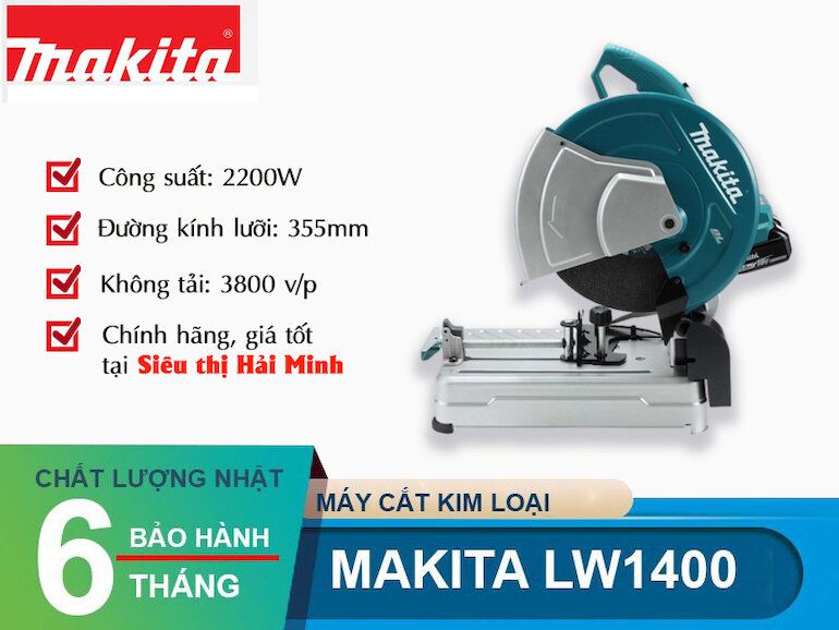 Máy cắt sắt Makita LW1400