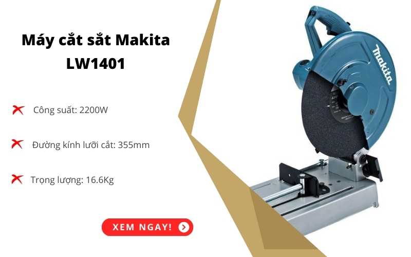Máy cắt sắt Makita LW1401