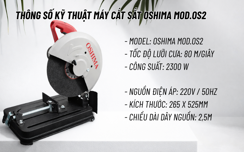 Máy cắt sắt OSHIMA MOD.OS2