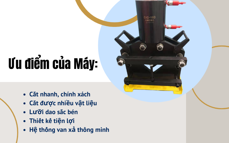 Máy cắt sắt V thuỷ lực CAC160