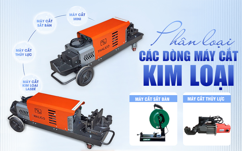 Phân loại các dòng máy cắt kim loại hiện nay