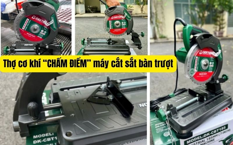 Thợ cơ khí “CHẤM ĐIỂM” máy cắt sắt bàn trượt thế nào?