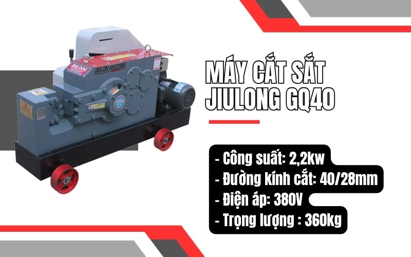 Thông số kỹ thuật của máy cắt sắt JiuLong GQ40