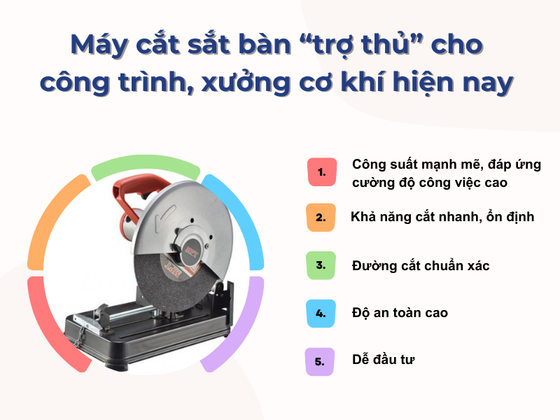 Top 3 Siêu Phẩm Máy Cắt Sắt Bàn 2023 Bạn Phải Biết