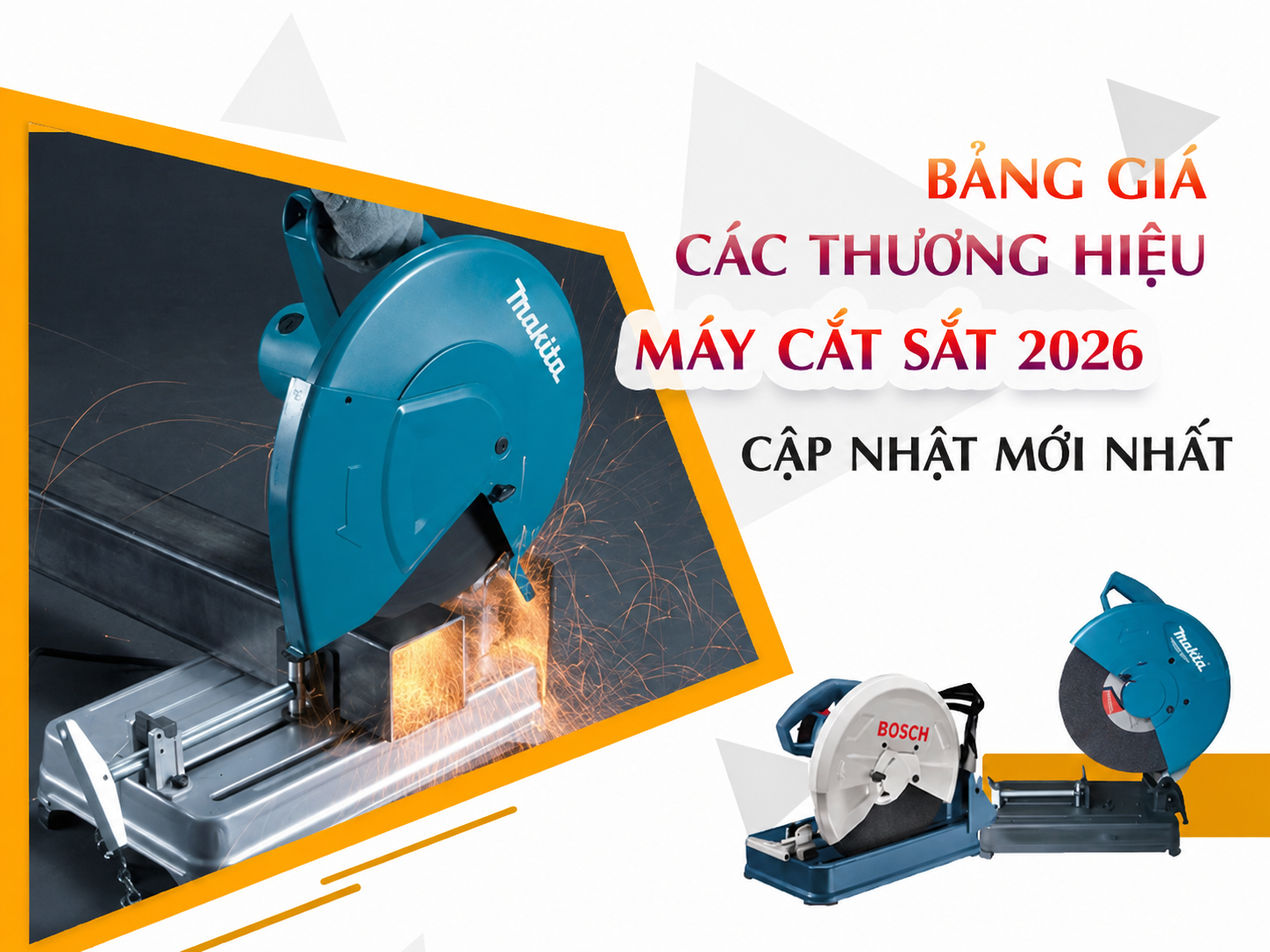 Bảng Giá Máy Cắt Sắt Của Các Thương Hiệu