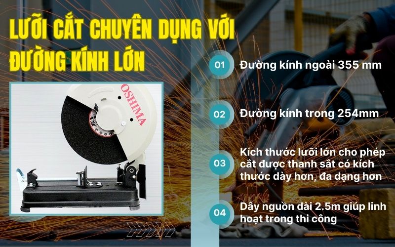 máy cắt sắt OSHIMA MOD.OS2