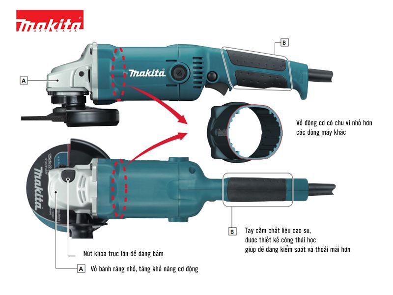 máy cắt sắt cầm tay Makita