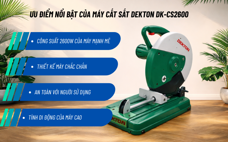 Máy cắt sắt Dekton DK-CS2600