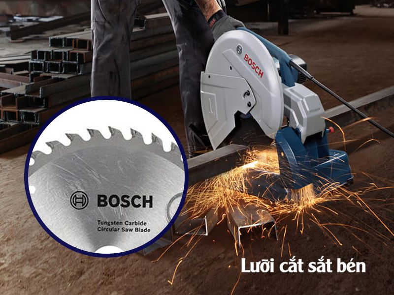 máy cắt sắt Bosch lưỡi hợp kim