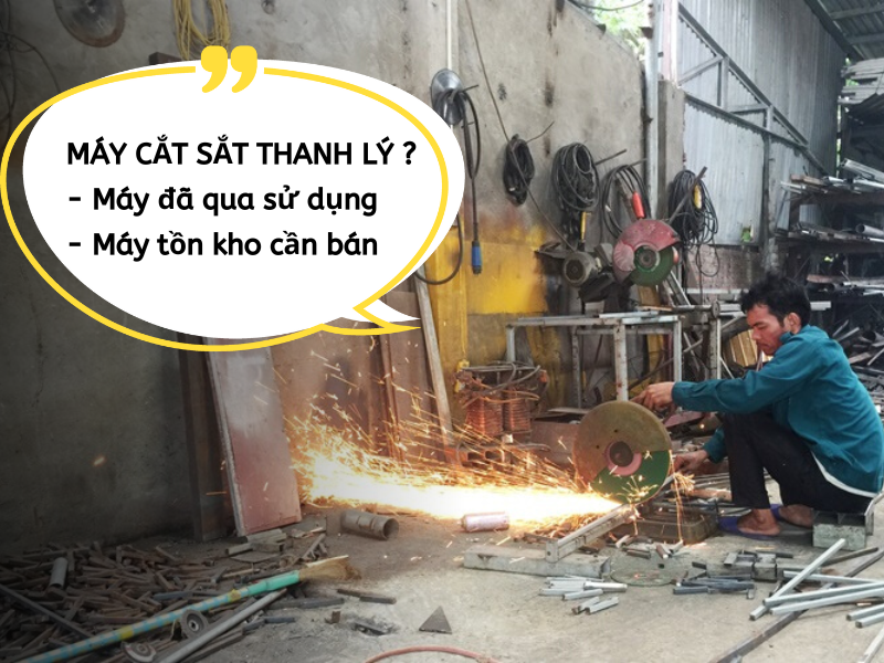 máy cắt sắt thanh lý là gì