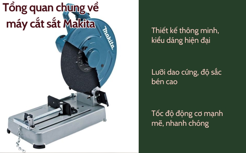 tổng quan về máy cắt sắt Makita