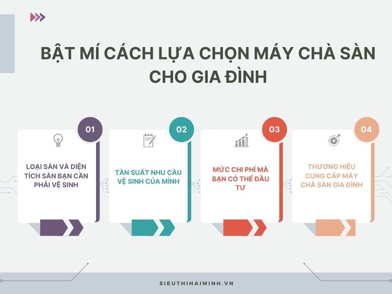 Bật mí cách lựa chọn máy chà sàn cho gia đình