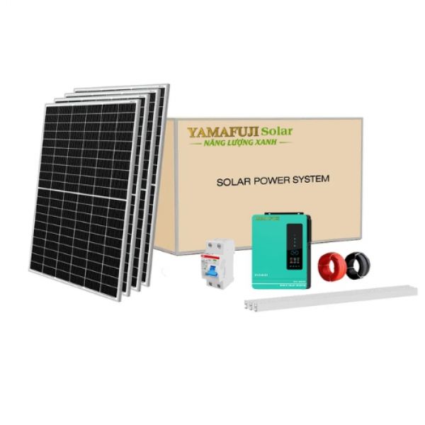 Photo - Máy phát điện năng lượng mặt trời hybrid Yamafuji 6,2kw (Hòa lưới không lưu trữ)