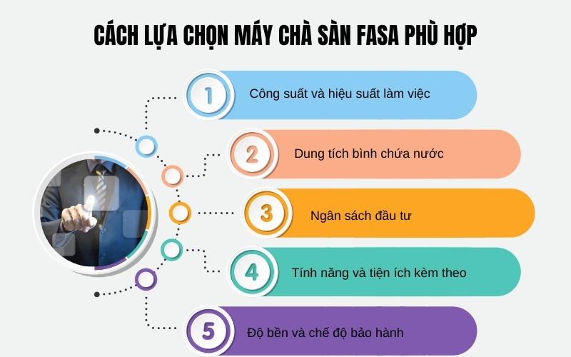 Cách lựa chọn máy chà sàn FASA phù hợp