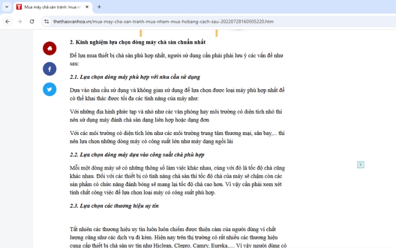 Cần biết cách lựa chọn máy chà sàn phù hợp