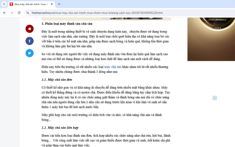 Cần phân loại rõ các dòng máy chà sàn hiện nay