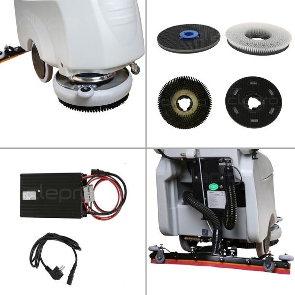 Chi tiết các bộ phận máy chà sàn liên hợp CLEPRO C43B