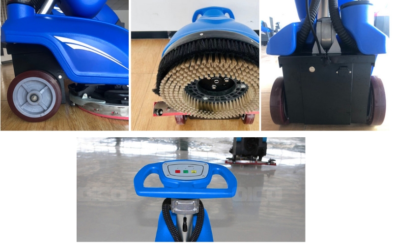 Chi tiết các bộ phận máy chà sàn liên hợp Kraffer KF35