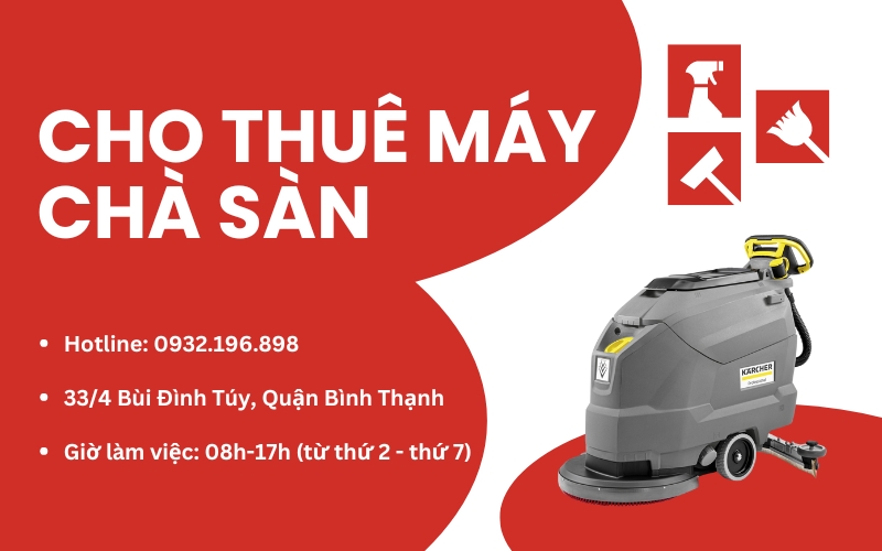 Cho Thuê Máy Chà Sàn