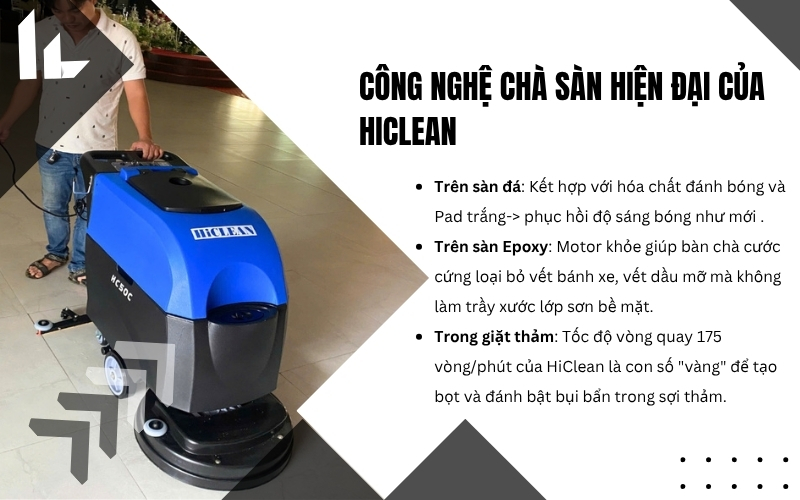 Công nghệ chà sàn hiện đại của HiClean