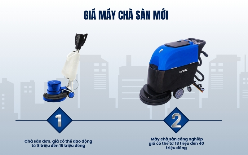 Giá máy chà sàn mới