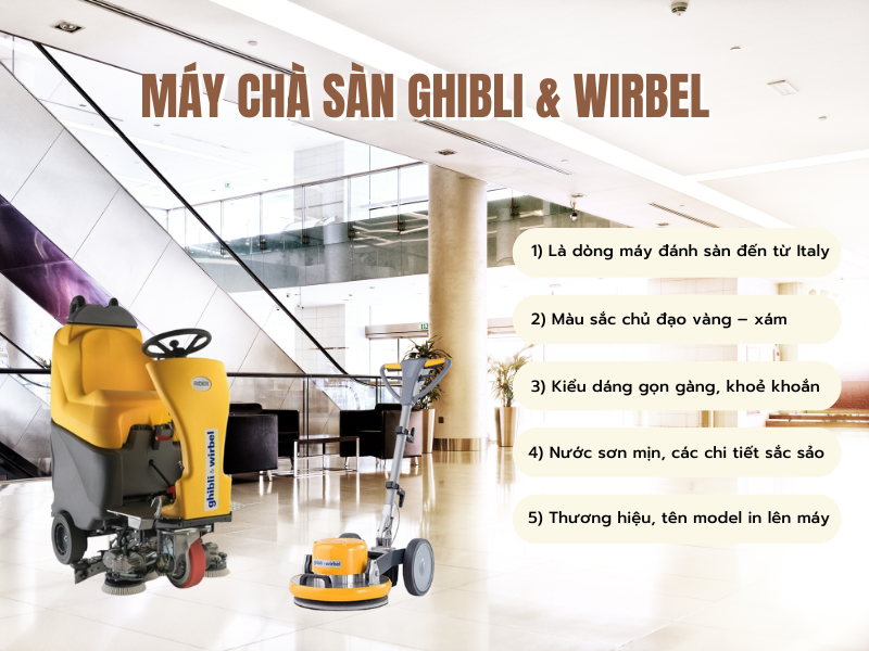 Giới thiệu về máy đánh sàn GHIBLI & WIRBEL