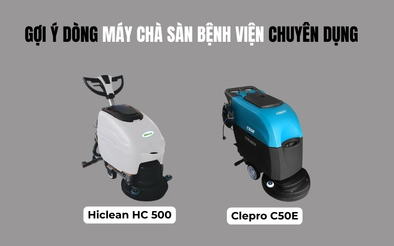 Gợi ý dòng máy chà sàn bệnh viện chuyên dụng