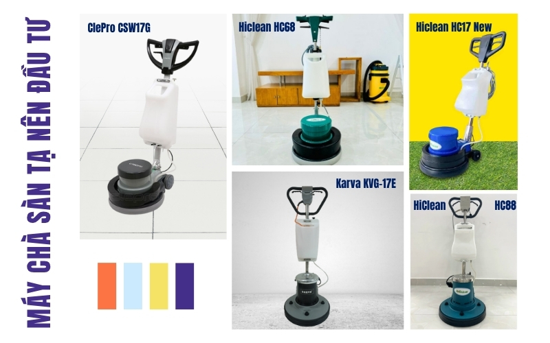 Gợi ý top 4 máy chà sàn tạ nên đầu tư năm 2025