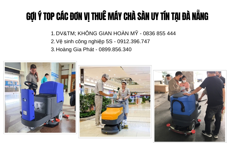 Gợi ý top các đơn vị thuê máy chà sàn uy tín tại Đà Nẵng