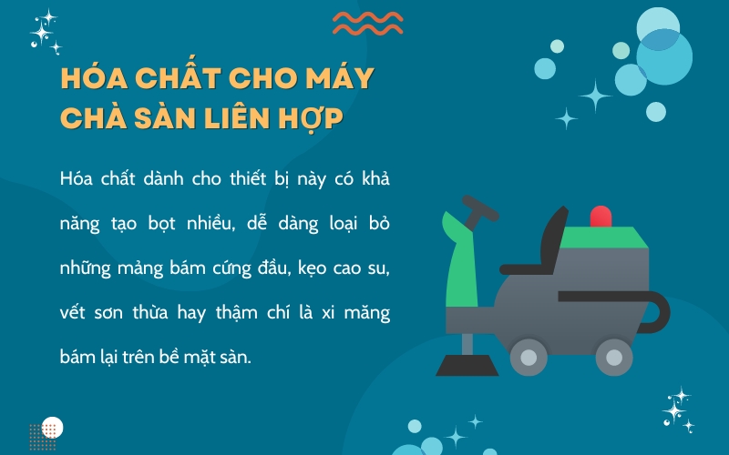 Hóa chất cho máy chà sàn đơn