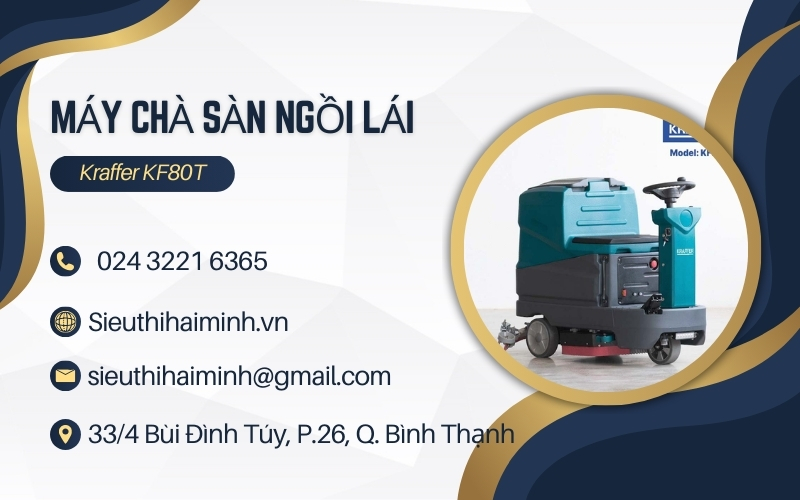 Hướng Dẫn Sử Dụng Máy Chà Sàn Ngồi Lái Kraffer KF80T