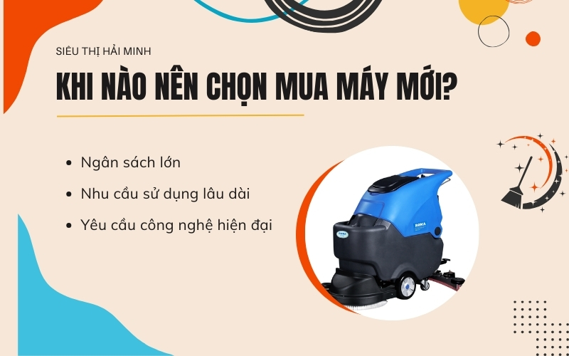 Khi nào nên chọn mua máy mới?