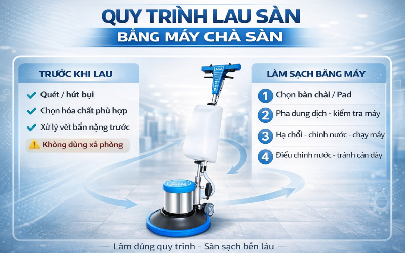 Máy chà sàn Chaobao A -002