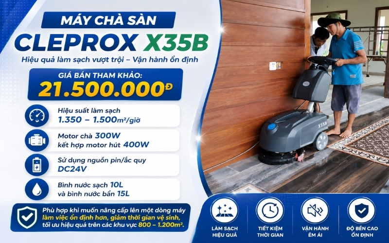 Máy chà sàn CleproX X35B